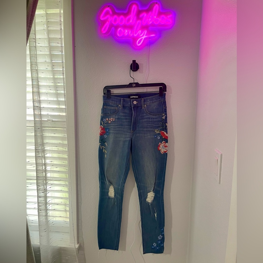 Express High Rise Jeans